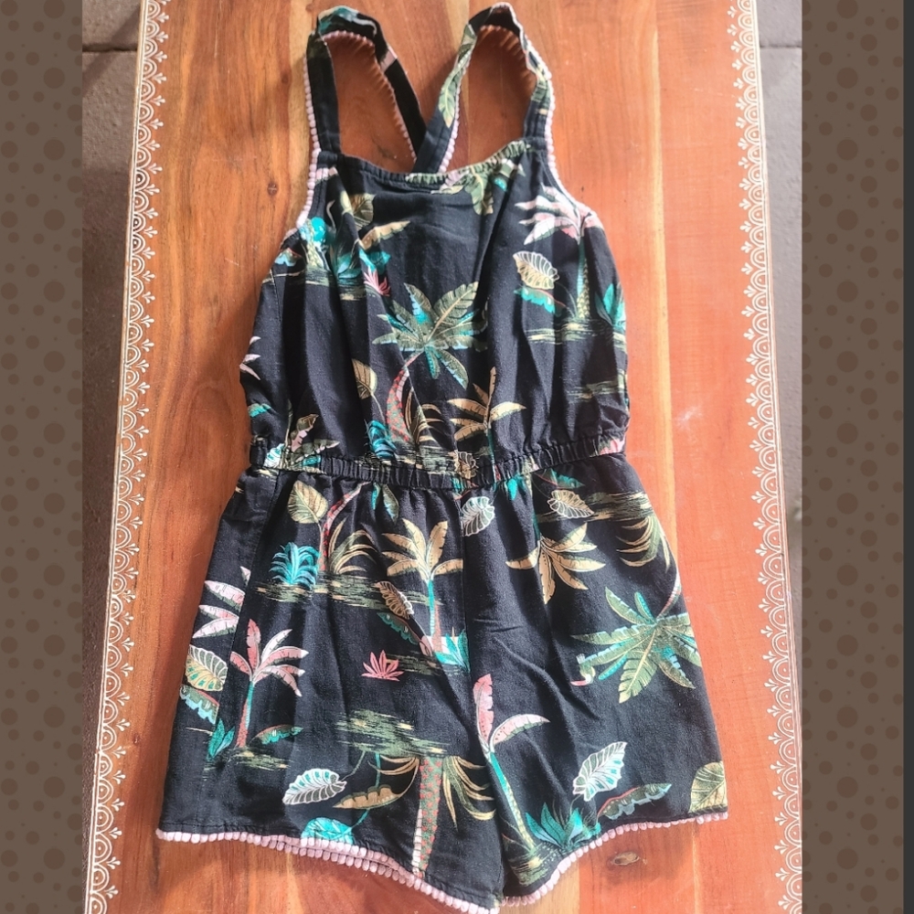 Old Navy girls romper tropical size XL